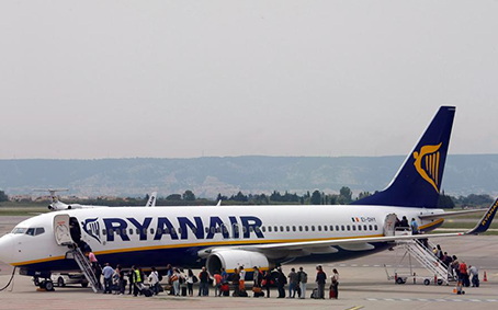 Nueva ruta Ryanair hacia Málaga