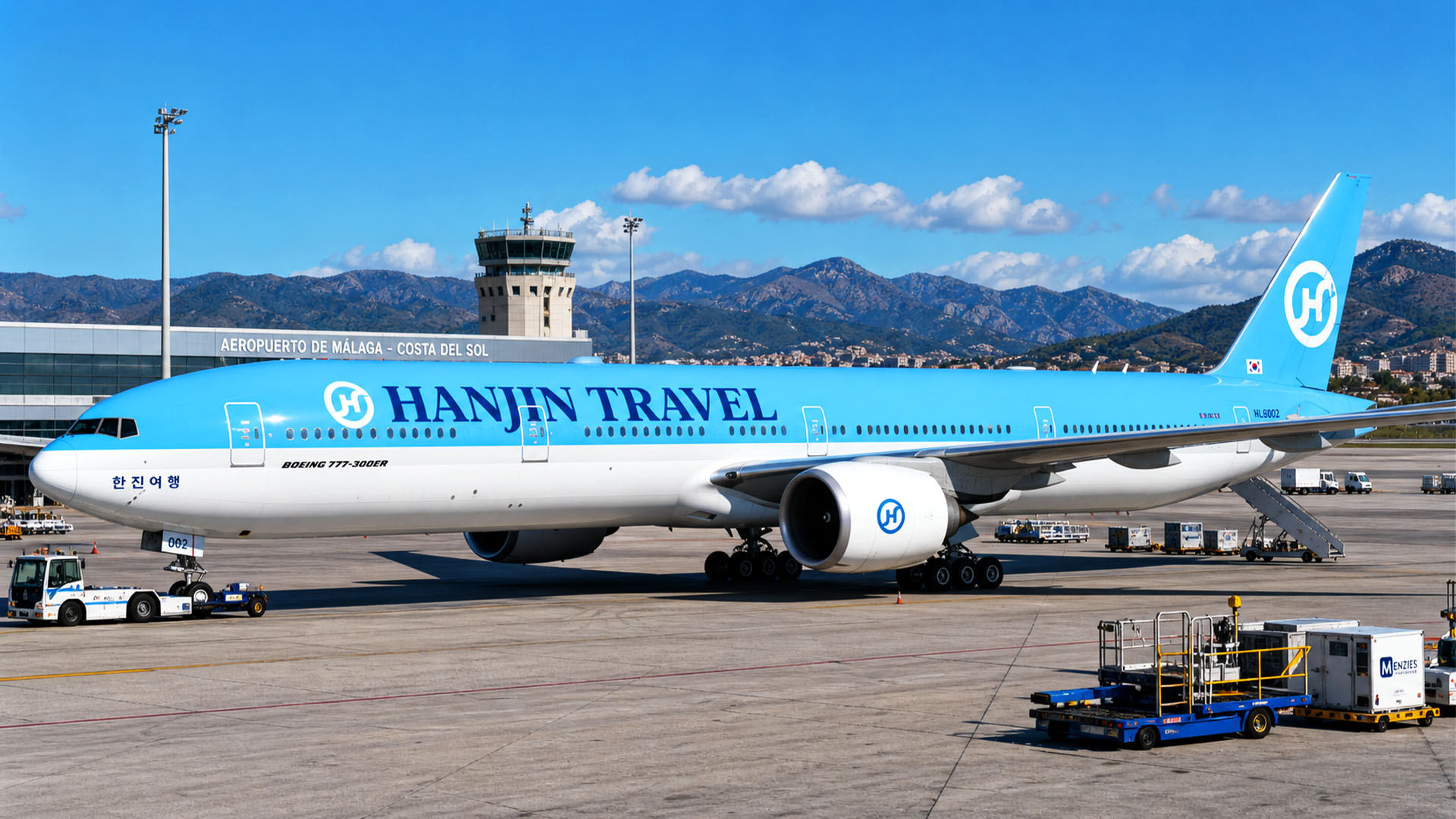 Nuevo puente entre Asia y la Costa del Sol: Aterriza el primer vuelo directo Seúl-Málaga